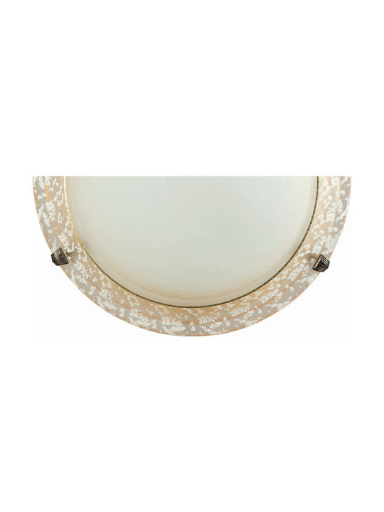 ArkoLight Clasic Lumină de Perete cu Soclu E27 Galben Miere 30x15cm