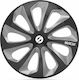 Sparco Σετ Τάσια Αυτοκινήτου Sicilia Pro 4τμχ 16" Μαύρο/Ασημί