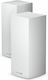 LinkSys Velop AX4200 WiFi Mesh Network Access Point Wi‑Fi 5 Tri Band (2.4 & 5 & 5GHz) σε Διπλό Kit