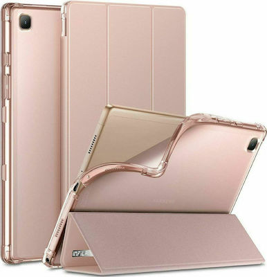 Infiland Flip Cover Stand Ροζ (Galaxy Tab A7)