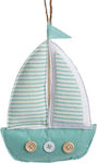 Christening Favor with Decoration Fabric Hanging Boat made of Fabric 9pcs