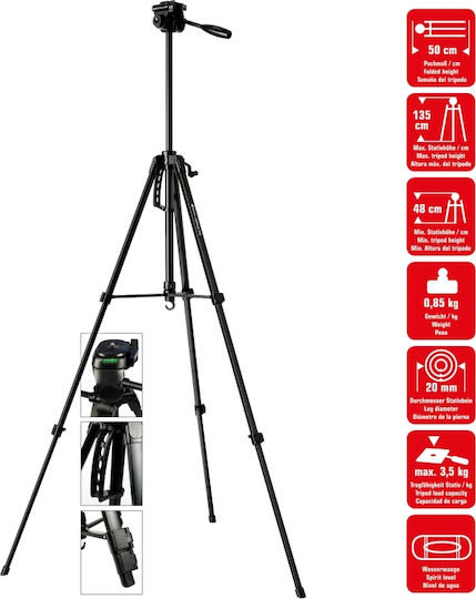 Braun Phototechnik Lightweight 130S Photography Tripod