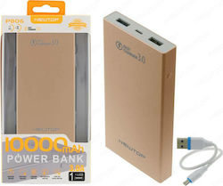 Newtop PB06 Power Bank 10000mAh με 2 Θύρες USB-...