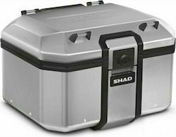 Shad Terra TR48 Aluminium Edition Μπαγκαζιέρα Μοτοσυκλέτας Αλουμινίου 48lt Ασημί