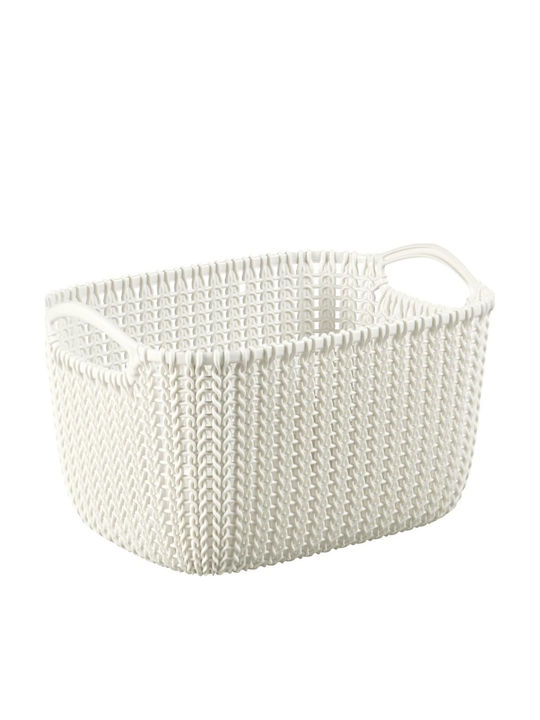 Curver Knit Καλάθι Αποθήκευσης Πλαστικό Μπεζ 8lt