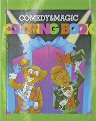 Βιβλίo Ζωγραφικής Anti-Stress Comedy & Magic