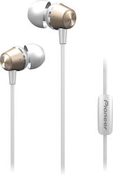 Pioneer SE-QL2T In-ear Handsfree με Βύσμα 3.5mm Χρυσό