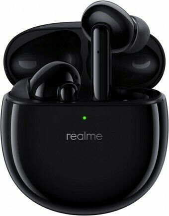 Bluetooth Headphones Realme Earbuds Black Colour Realme Buds Air