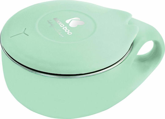 Kikka Boo Baby Food Bowl Stainless Steel Food Bowl 200ml Metallic Green