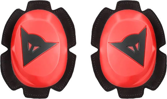 Dainese Pista Knee Slider Ξύστρες Στολής Αναβάτη Μοτοσυκλέτας Κόκκινο Χρώμα
