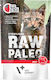 VetExpert Raw Paleo Sterilised Wet Food for Adult Cats in Pouches with Calf Gluten-Free 100gr