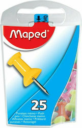 Maped Πινέζες Κώνος σε Διάφορα Χρώματα 10mm 25pcs 345011