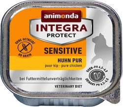 Animonda Integra Protect Sensitive Wet Food for Adult Cats for Urinary Health In Tray with Chicken Καθαρό 1pc 100gr