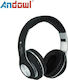 Andowl QY-33 Bluetooth Wireless On Ear Headphones with Radio with 6 hours of Operation Black
