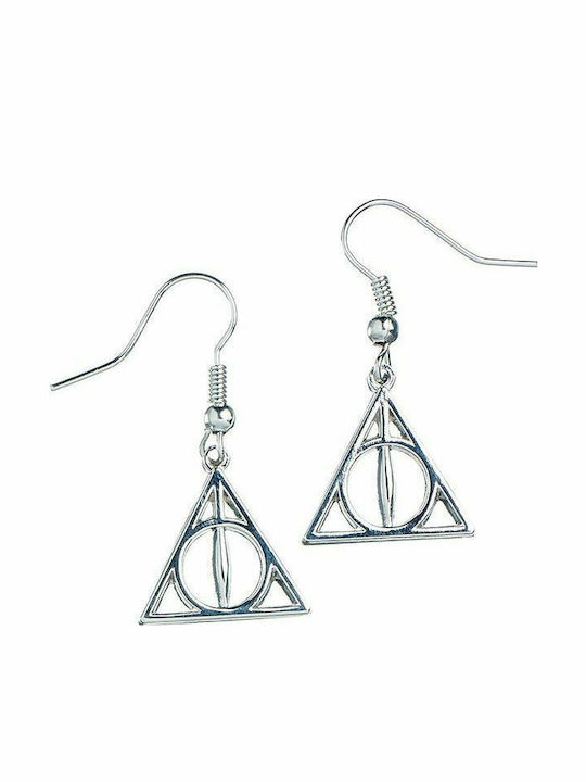 The Carat Shop Deathly Hallows Harry Potter Обици от Сребърен с Камъни
