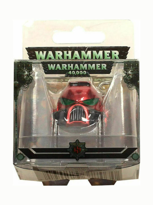 Semic Μπρελόκ Primaris Space Marine MKVII Helmet Blood Angels Μεταλλικό Κόκκινο