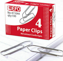 +Efo Νο.4 Paper Clip 33mm 100pcs