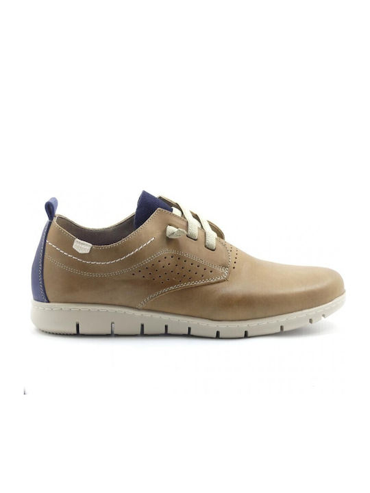On Foot Leder Herren Freizeitschuhe Tabac Braun