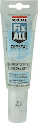 Soudal FixAll Crystal Σφραγιστική Σιλικόνη Αντιμουχλική Διάφανη 125ml Soudal FixAll Crystal Σφραγιστική Σιλικόνη Αντιμουχλική Διάφανη 125ml