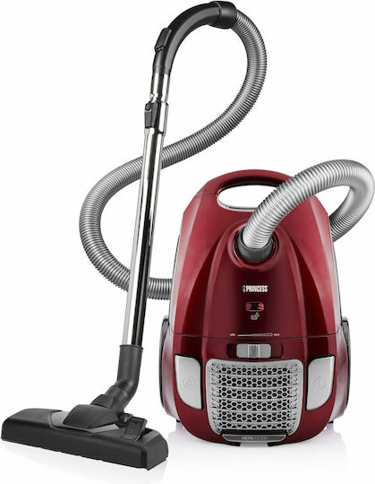 Princess 333001 Прахосмукачка 700W С торба 3лт Червен