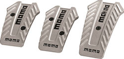 Momo Kit GTR2 Pedalsatz Universal Aluminium Silber 3Stück