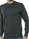 Double Men's Long Sleeve Sweater Green