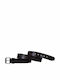 Vermont Leather Belt Ανδρική Ζώνη Δερμάτινη Dark Brown
