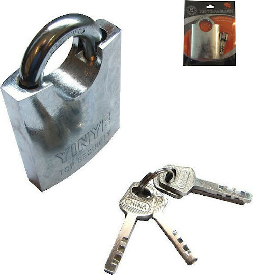 AGC Vorhängeschloss Κρυμμένου Λαιμού mit Schlüssel Schwerlast 60mm 2Stück