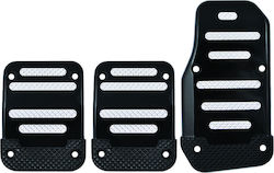 Autoline JM-857BS Car Pedal Set Universal Black 3pcs