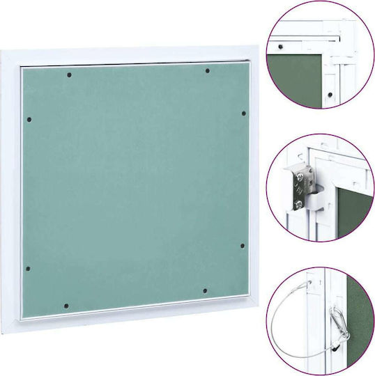 vidaXL Ceiling Trap Door Plasterboard 200x200mm Aluminum Frame Visiting 145097