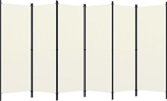 vidaXL Decorativ Paravan Metalic cu 6 Panouri 300x180cm