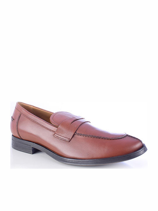 Rezzonico Δερμάτινα Ανδρικά Loafers σε Ταμπά Χρώμα