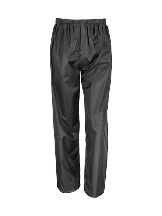 Result Rain Trousers Ανδρικό Αδιάβροχο Παντελόνι Μηχανής Μαύρο Χρώμα