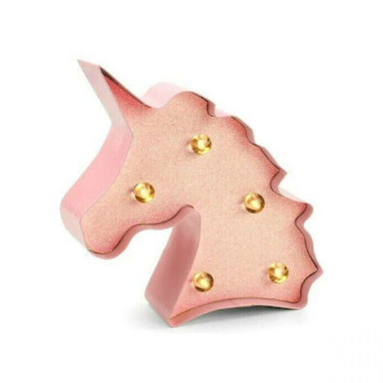 Legami Milano Led Παιδικό Διακοσμητικό Φωτιστικό Mini Unicorn Ροζ 13x3.3x12εκ.