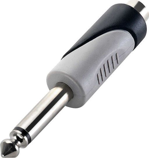 Soundsation Конвертор 6.3mm мъжки към RCA женски Сив 1бр WM-A260