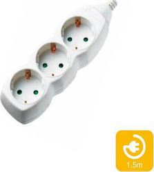 Com Power Strip 3 Sockets with 1.5m Cable