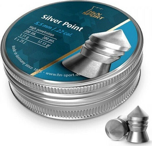 H&N Sport Silver Point 1,11g 17,13gr 200τμχ 5.5mm