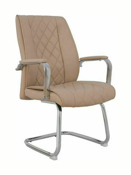 Sessel mit Armlehnen Ecru 62x70x101cm 1Stück