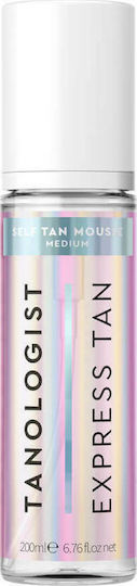 Tanologist Self-Tan Mousse Autobronzant Mousse Corp Medium 200ml