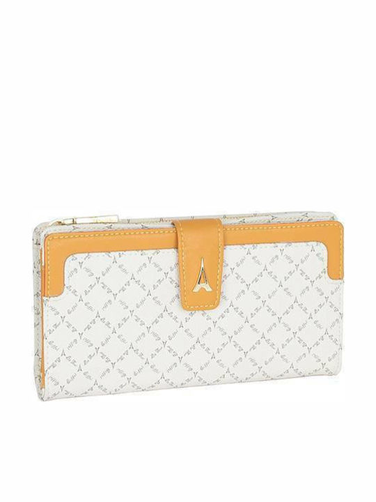 La tour Eiffel Large Women's Wallet Classic White
