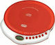 Trevi Φορητό Ηχοσύστημα CMP-498 mit CD-Spieler in Rot Farbe