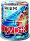 Philips Εγγράψιμα DVD+R 16x 4.7GB Cake Box 100τμχ
