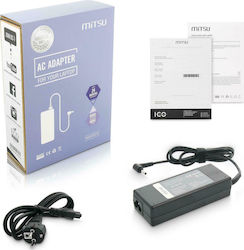 Mitsu Laptop Charger 90W 19.5V 4.62A for Dell with Detachable Power Cable