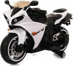 Kids Electric Motorcycle 12 Volt White