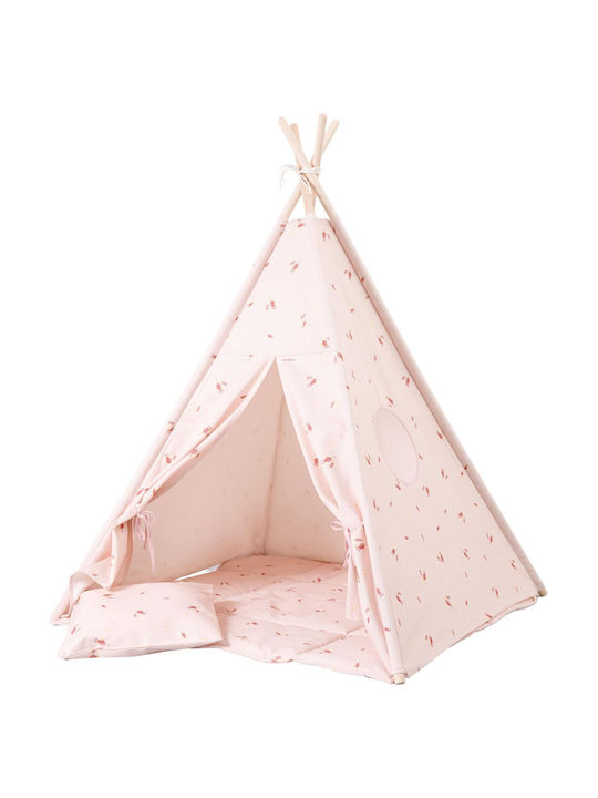 WigiWama Kids Indian Teepee Play Tent Pink