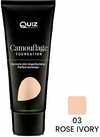 Quiz Camouflage Foundation 03 Rose Ivory 30ml