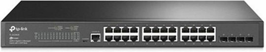 TP-LINK TL-SG3428 Managed L2 Switch with 24 Gigabit (1Gbps) Ethernet Ports and 4 SFP Ports