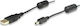 Manhattan USB 2.0 Kabel USB-A-Stecker - Mini-USB-A-Stecker Schwarz 3m 390378