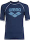 Arena UPF 50+ Men's Short Sleeve Sun Protection Shirt Blue