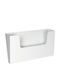 Viometal LTD 403 Κουτί Εντύπων Μεταλλικό Λευκό Ανάγλυφο 48.2x10.2x26cm